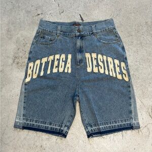 BOTTEGA DESIRES BLUE DENIM SHORTS
